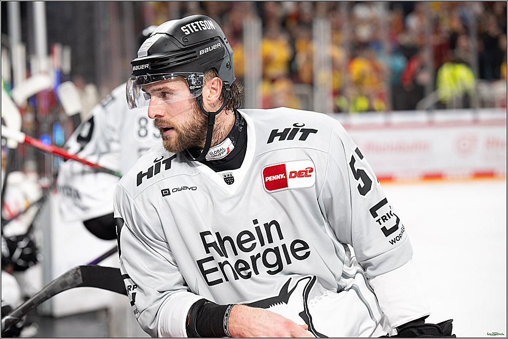 PENNY DEL; Duesseldorfer EG- Koelner Haie; Duesseldorf, 24.01.2025